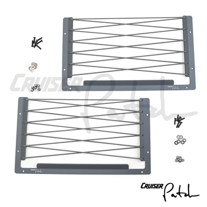 Cruiser Patch 80 Series Toyota Land Cruiser Lexus LX450 Leather Seat Back Frame Set (Large)