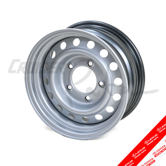 Toyota 16x6.50" for 5x150 Bolt Pattern Steel Wheel "Phone Dial Steelies"