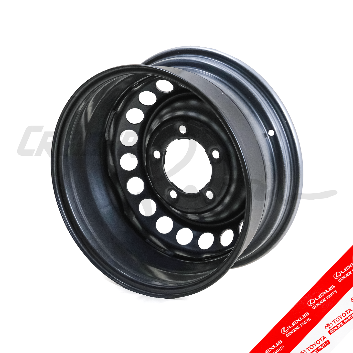 Toyota 17x7.0" for 5x150 Bolt Pattern Steel Wheel "Phone Dial Steelies"