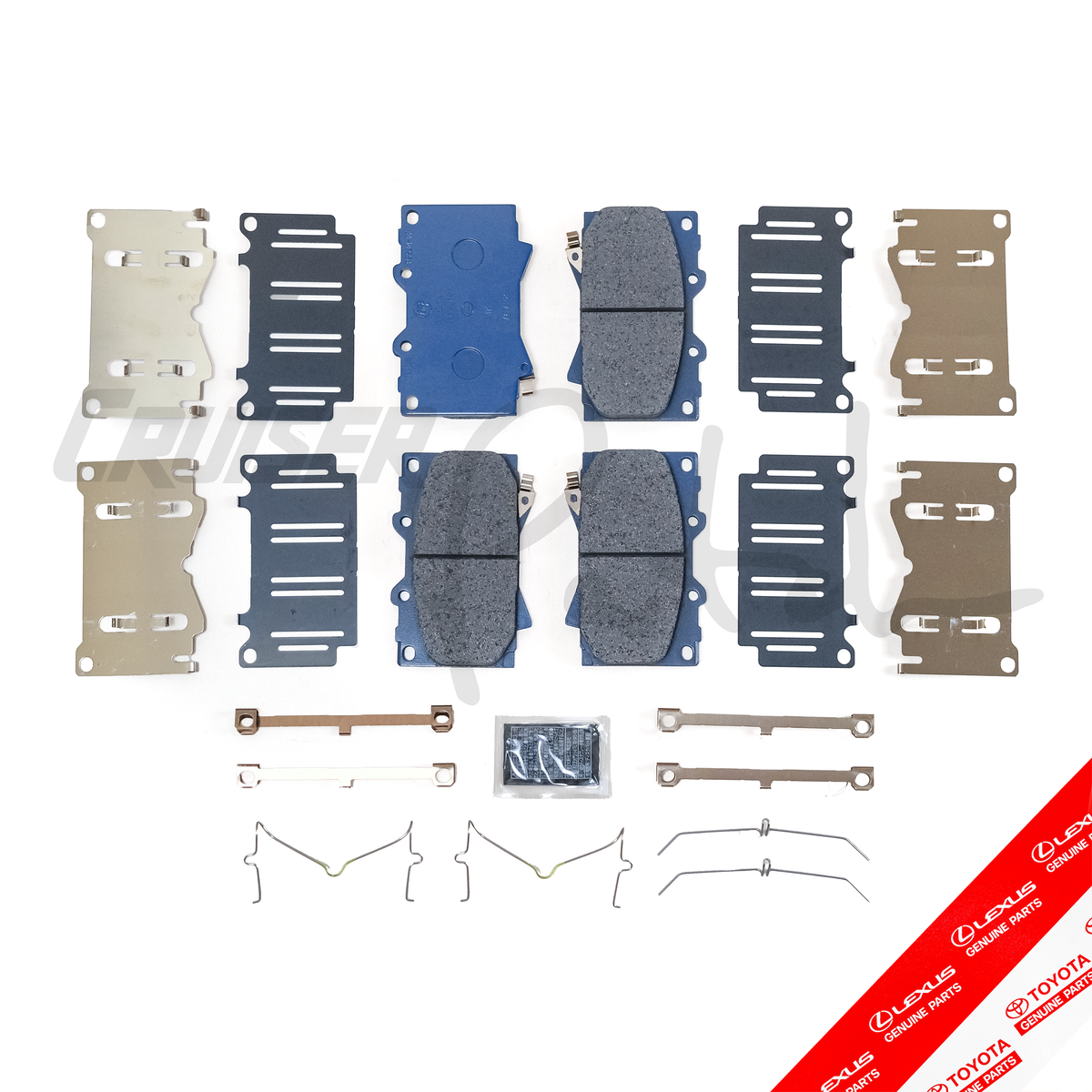 OEM IFS 100 Series Toyota Land Cruiser LX470 Front Disc Brake Pad Kit