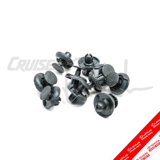 OEM 100 Series Toyota Land Cruiser Fender Liner Clips (10x)