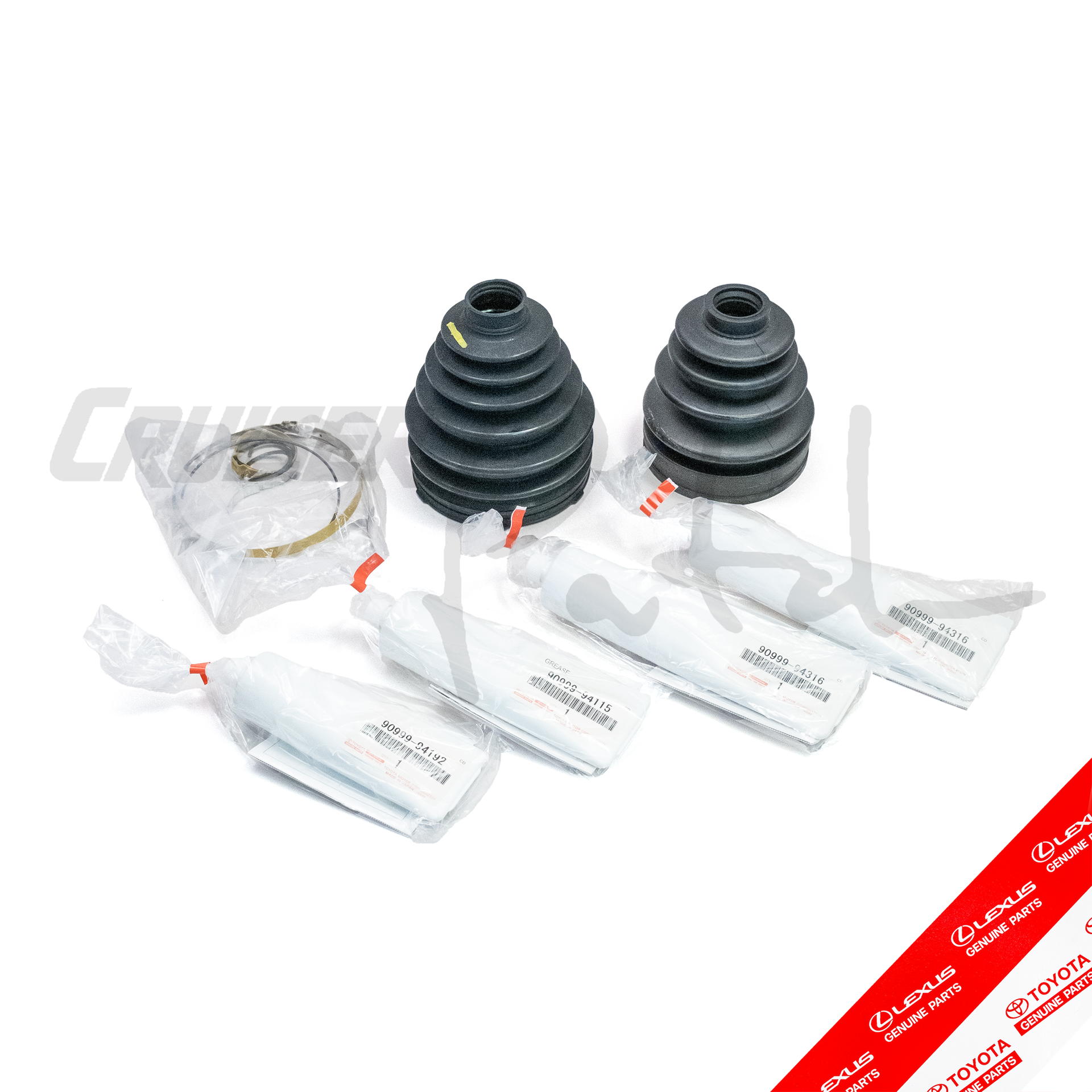 リース #492   American vintage OEM IFS 100 Series Toyota Land Cruiser LX470 CV Axle Reboot Kits