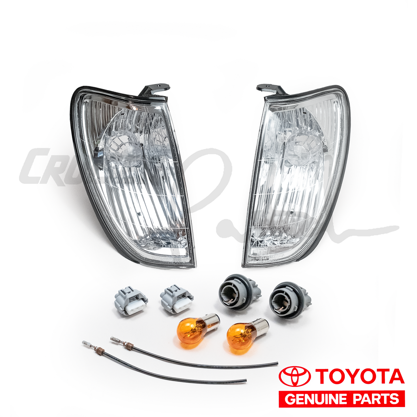 100 Series JDM Clear Corner turn signal retrofit kit for Lexus LX470