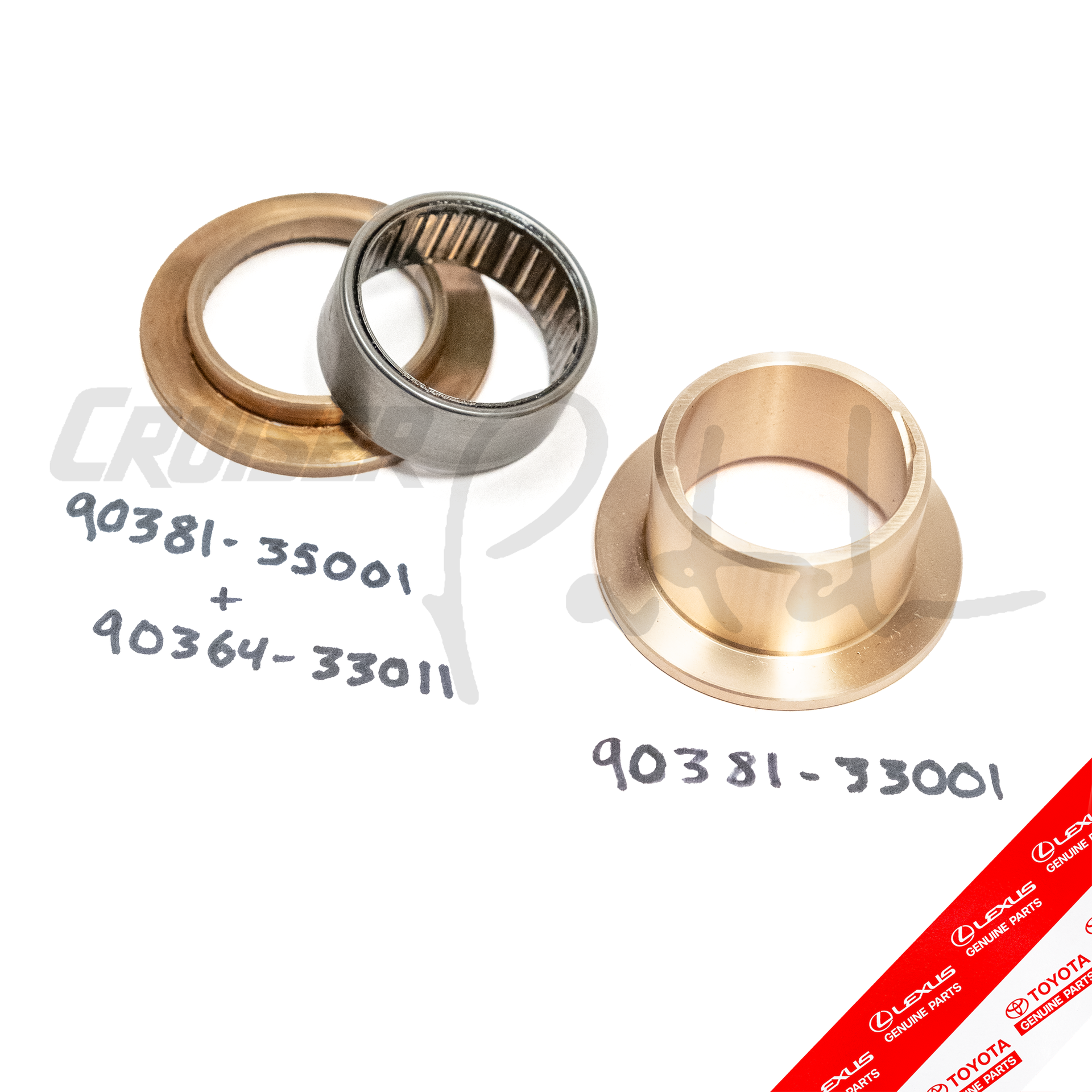 OEM Toyota Steering Knuckle Bushing & Bearing Sets 60/70/80/100