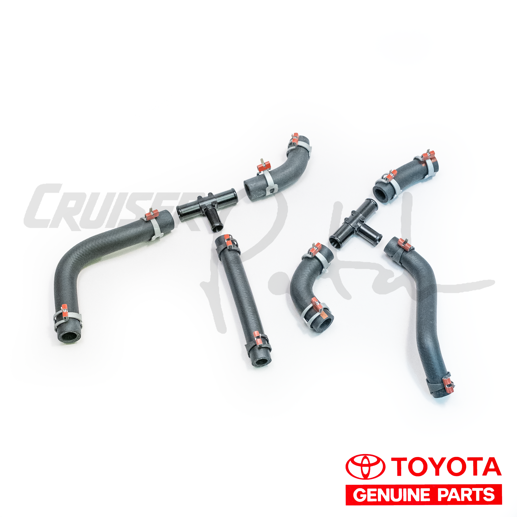100 Series 2UZFE Heater Tee Hose Kit Cruiser Patch
