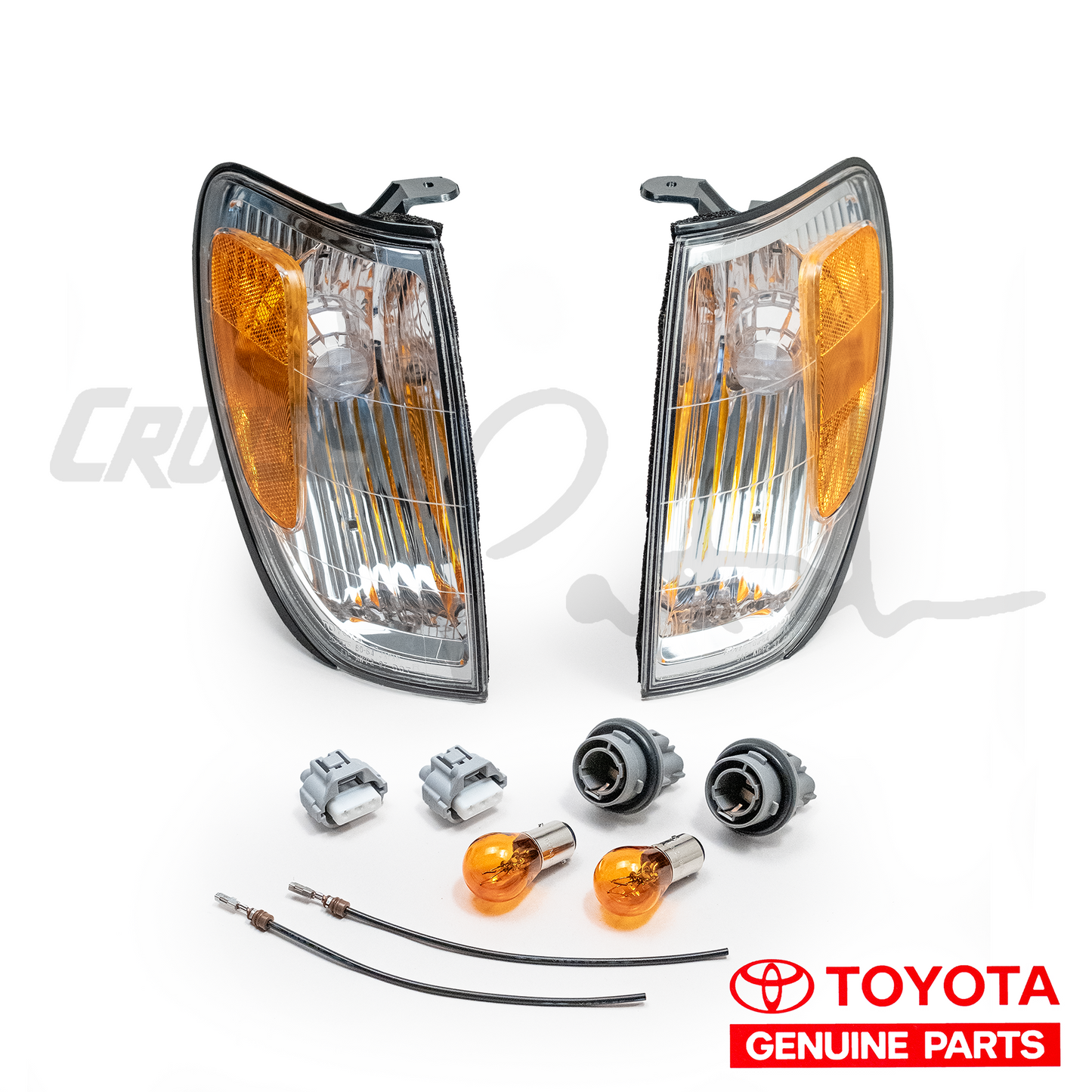 100 Series JDM Clear Corner turn signal retrofit kit for Lexus LX470