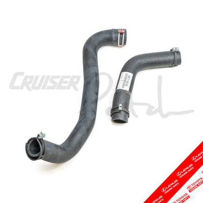 OEM 100 Series Toyota Land Cruiser LX470 2UZ-FE 4.7L V8 Radiator Hose and Clamp Kit