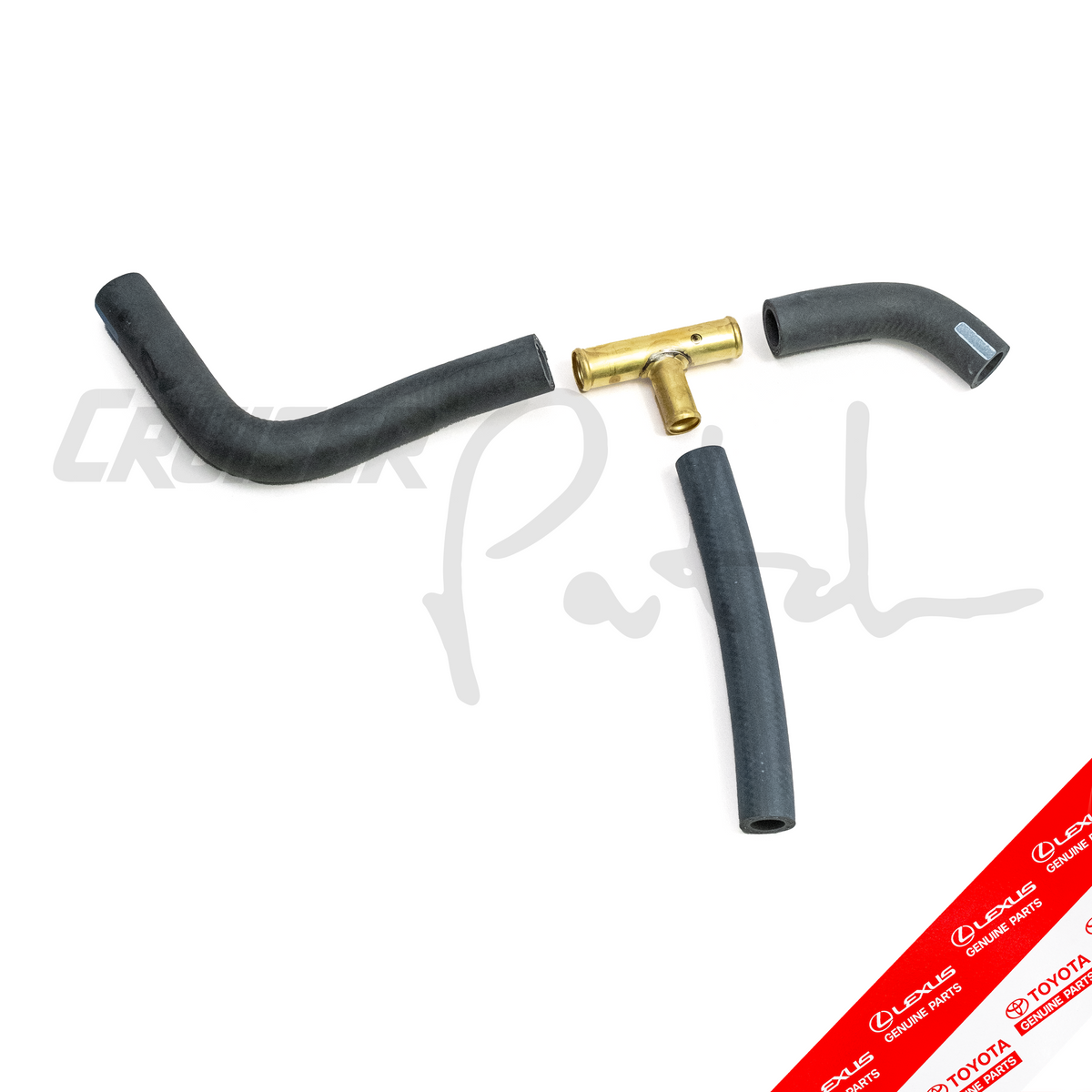 OEM 100 Series Toyota Land Cruiser LX470 2UZ-FE Heater Tee Hose Kit ...