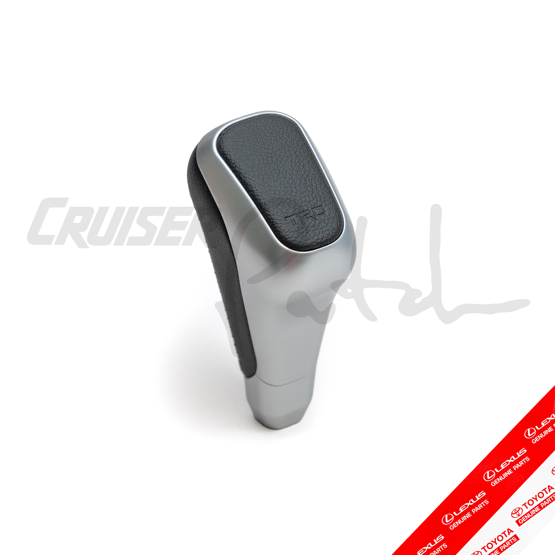 TRD Silver and Black Leather Shift Knob – Cruiser Patch