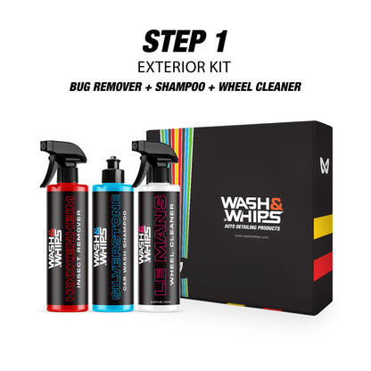 WASH&WHIPS 3-Step Car Care System
