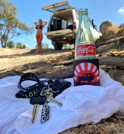 Full Time 4WD Land Cruiser FJ80 Metal 80 Series FZJ80 Key Chain - Reefmonkey