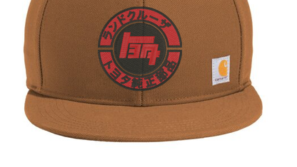 3 Stripe Toyota Carhartt Flat Brim Snap Back Hat - Reefmonkey