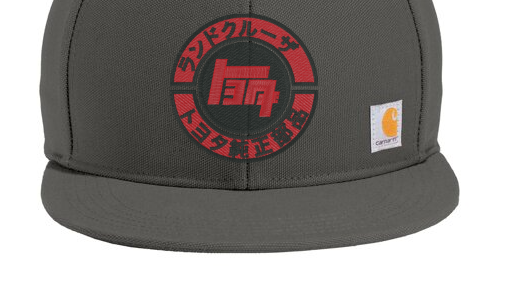 3 Stripe Toyota Carhartt Flat Brim Snap Back Hat - Reefmonkey