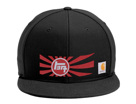 3 Stripe Toyota Carhartt Flat Brim Snap Back Hat - Reefmonkey