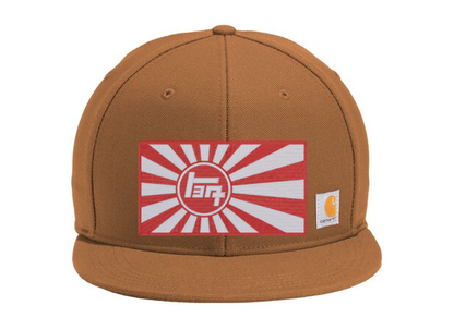 3 Stripe Toyota Carhartt Flat Brim Snap Back Hat - Reefmonkey