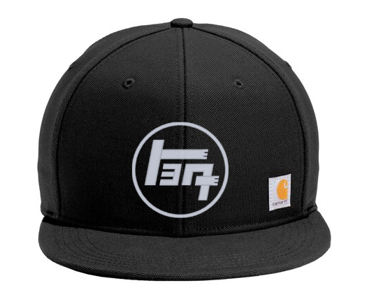 3 Stripe Toyota Carhartt Flat Brim Snap Back Hat - Reefmonkey